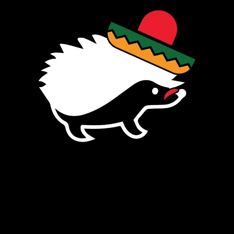 Sombrero-Schnurrbart-Igels-lustiges Cinco De Mayo