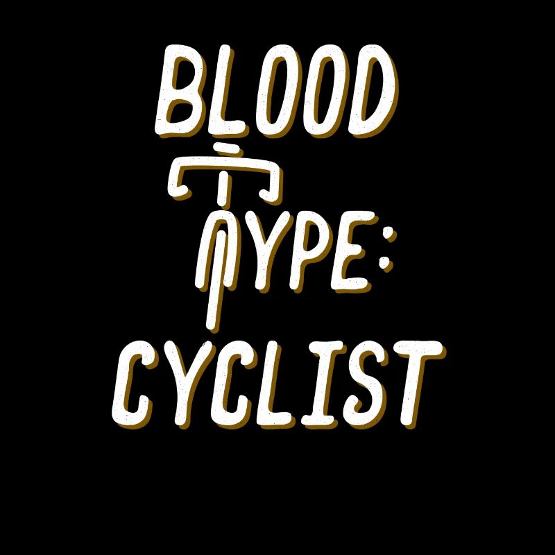 TYPE DE SANG CYCLISTE RACING VÉLO LOVER SHIRT