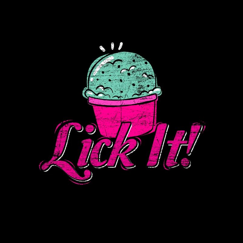 Eis lecken Softeis Geschenkidee Sommer Frühling