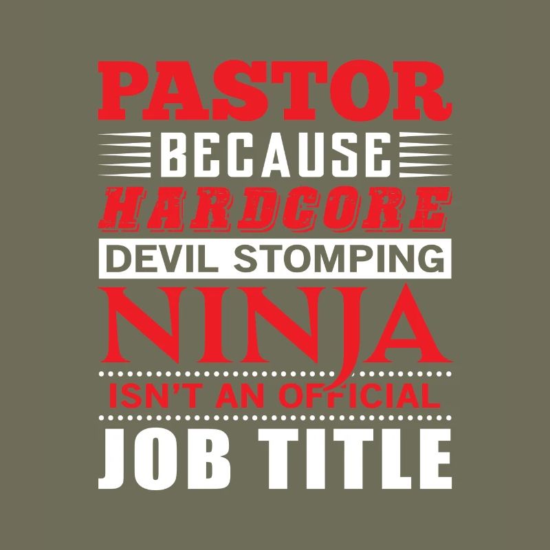 Pastor devil stomping Ninja