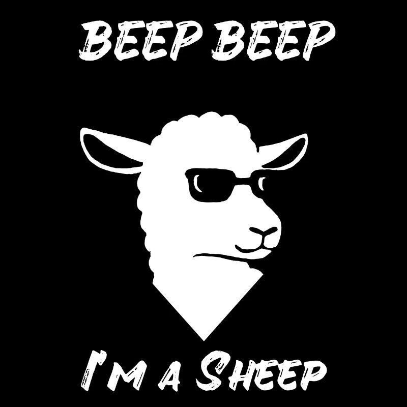 Schaf Beep Beep I m a Sheep Sonnenbrille Cool