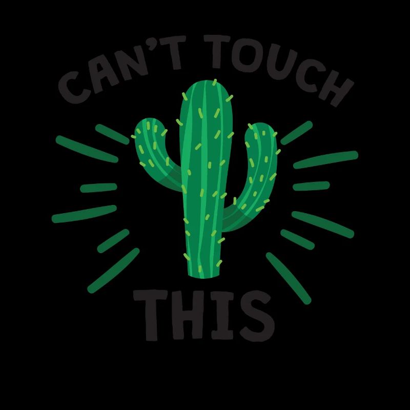 cute (cactus graphic) Can't Touch This Tshirt