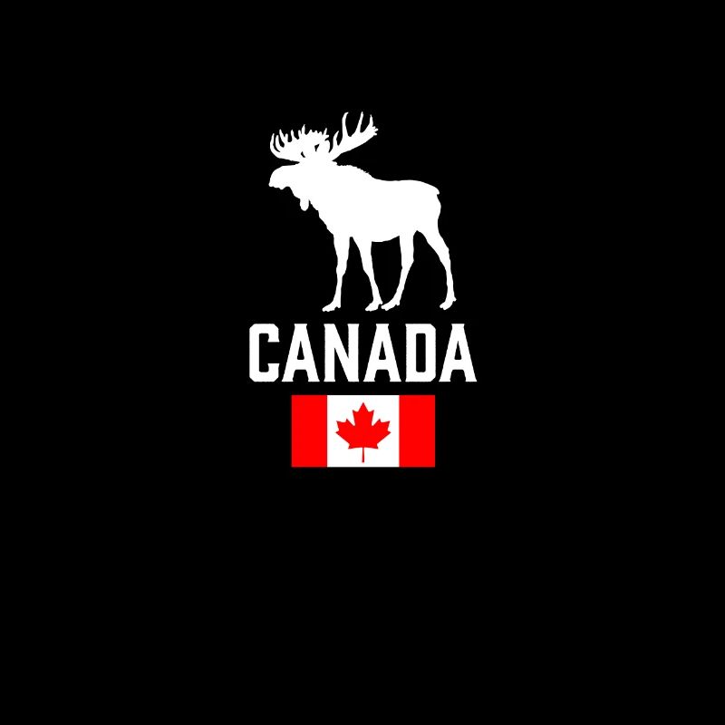 Kanada Elch Kanada Flagge Kanadische stolz Maple Leaf