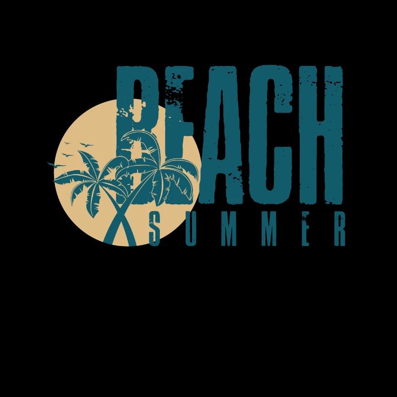 Tee-shirt d'été de plage