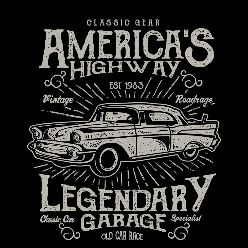 Oldtimer Klassiker Auto Vintage America Highway