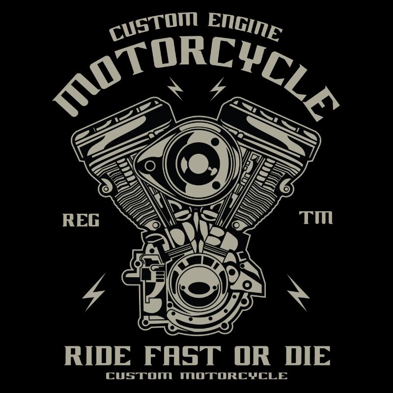 Conversion de moteur de moto Chopper Custom Engine