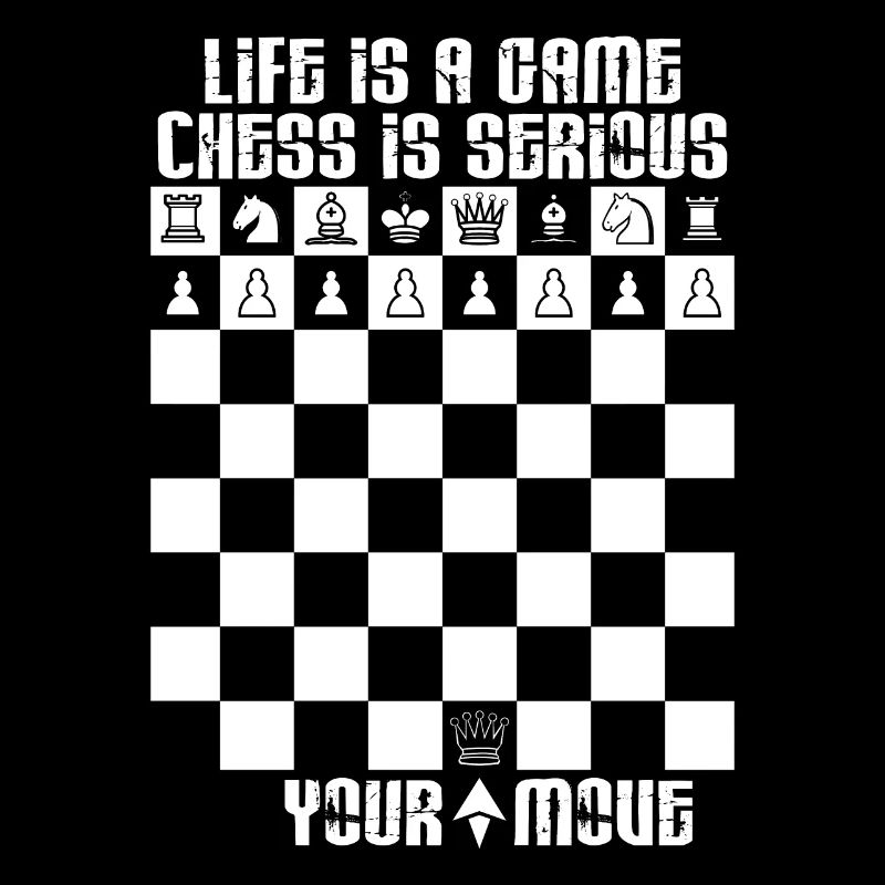 Gift chess pieces shirt chess chess player