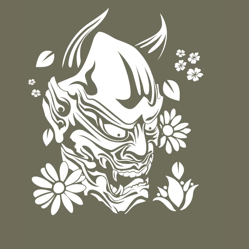 Diable avec des fleurs sait
