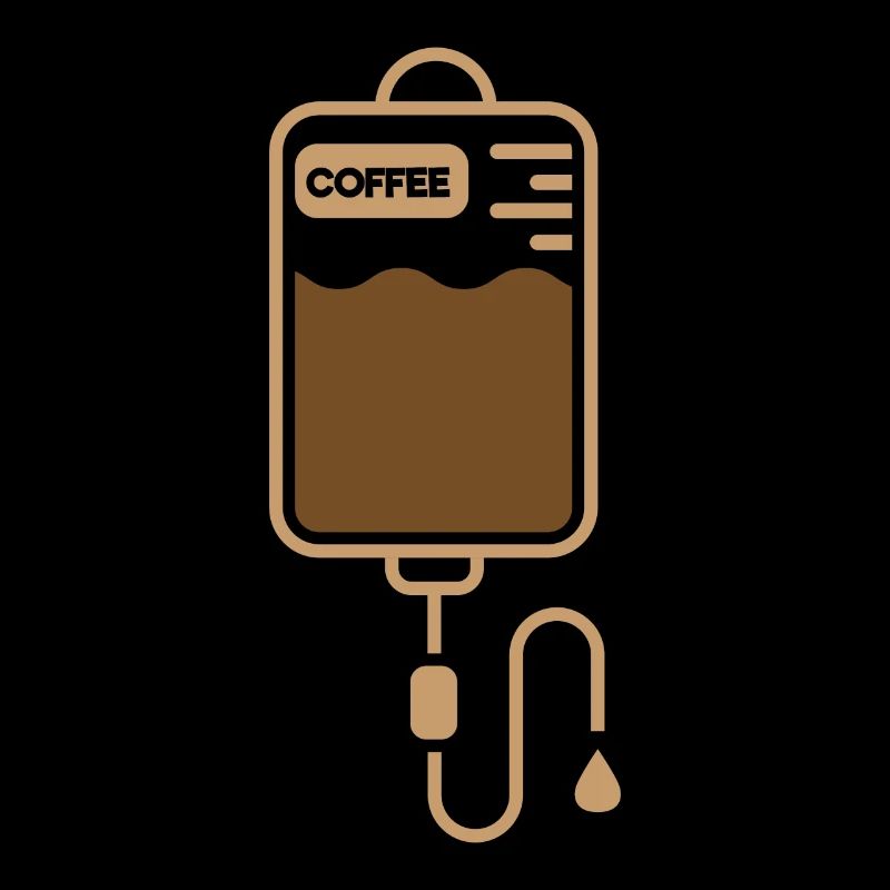 Kaffee Tshirt - Kaffeeinfusion - Kaffee junkie