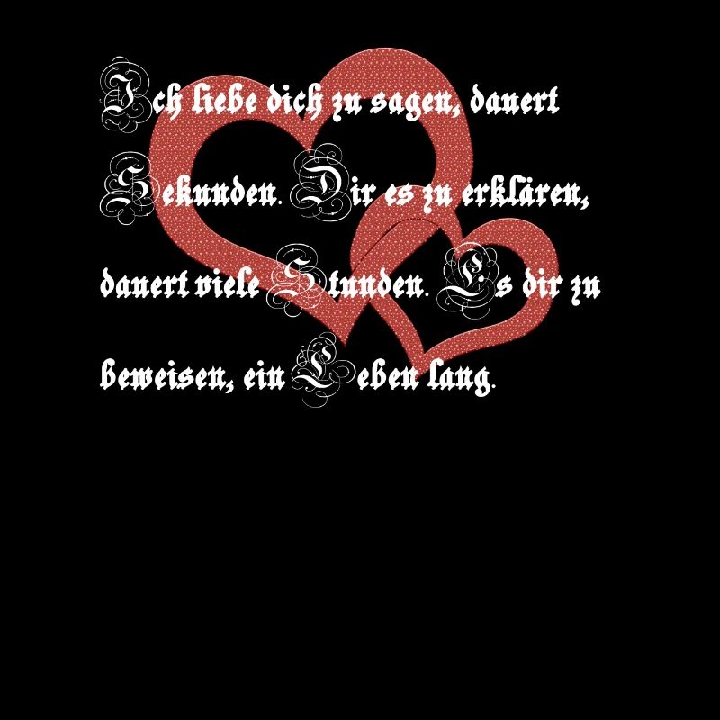 Ich Liebe dich Spruch / Gedicht