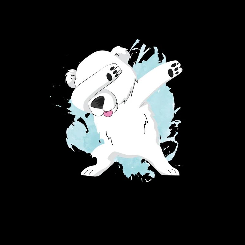 Christmas Polar Bear Dab Polar Bear Dabbing