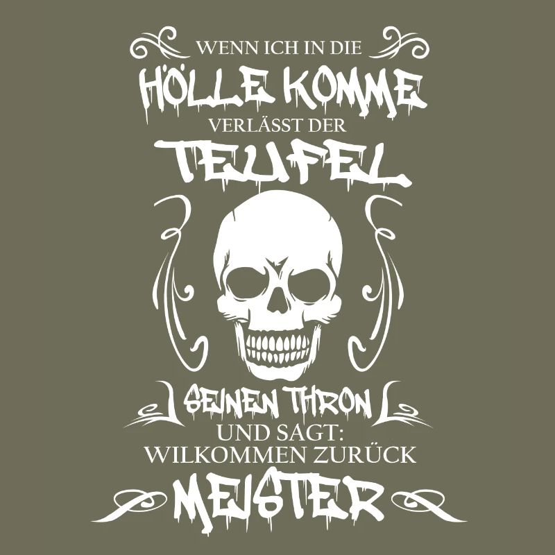 Hell and the devil leaves his throne