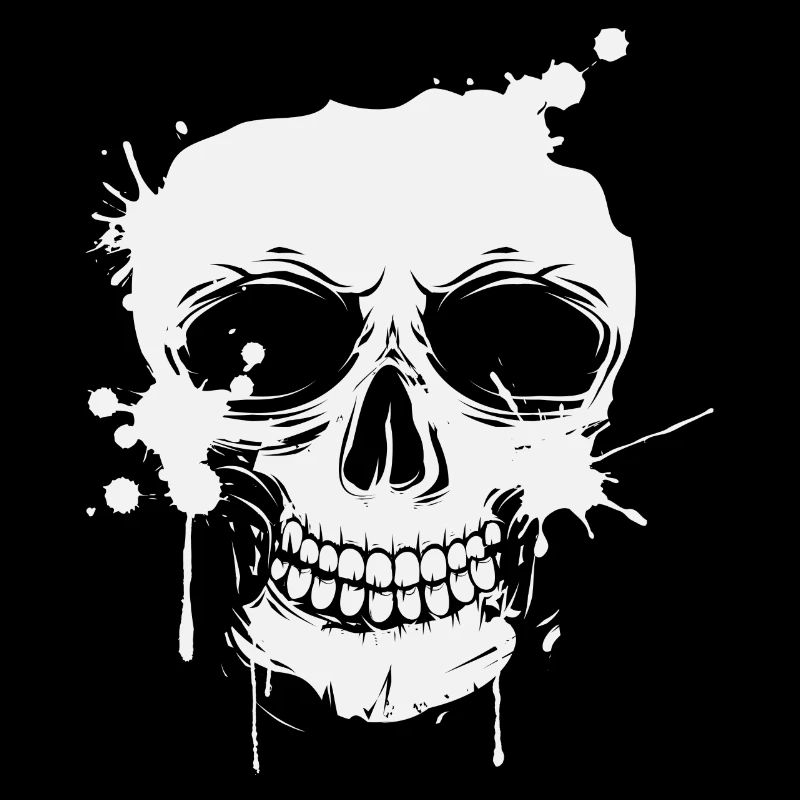 Totenkopf Skull Graffiti