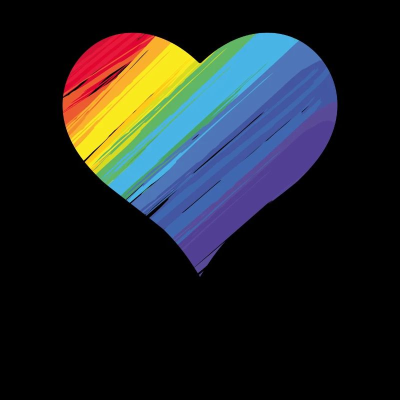 Rainbow heart