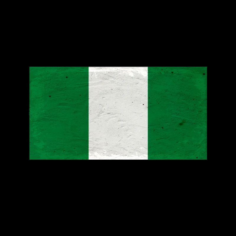 Nigerias Flagge Textur