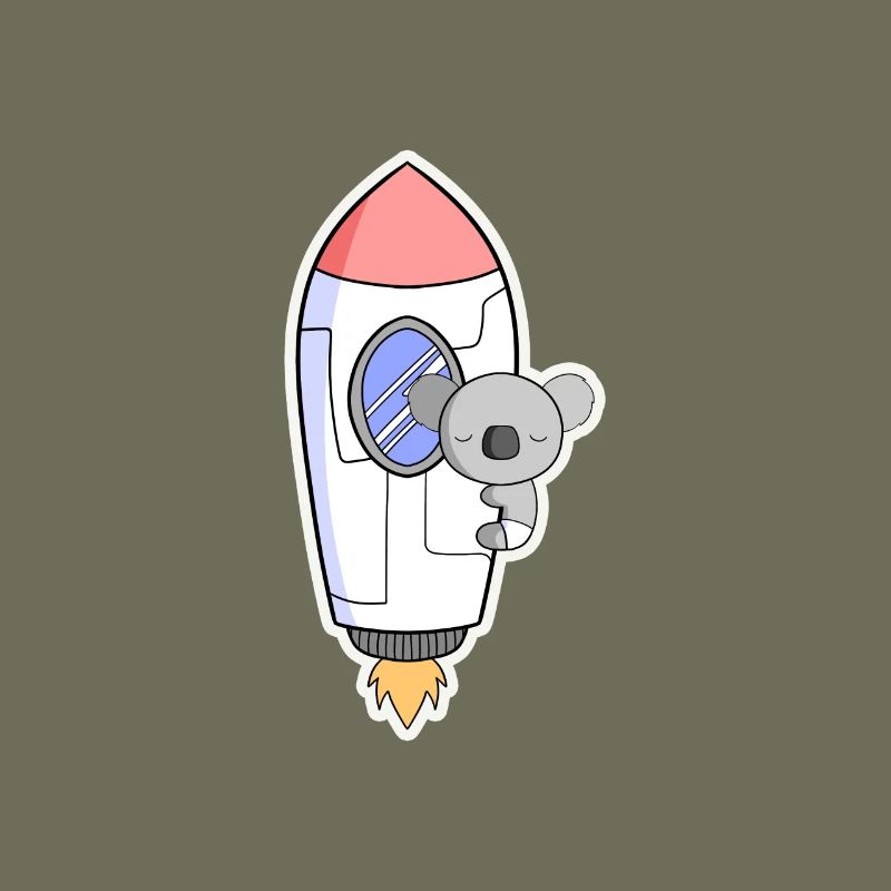 Koala Rakete im Orbit