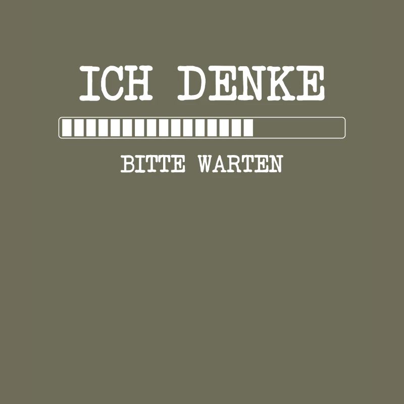 lustige Programmierer Ich denke bitte warten Idee