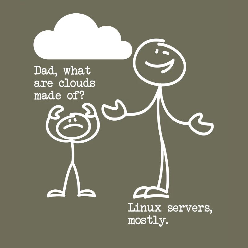 De quoi sont faits les nuages? Serveurs Linux principalement!