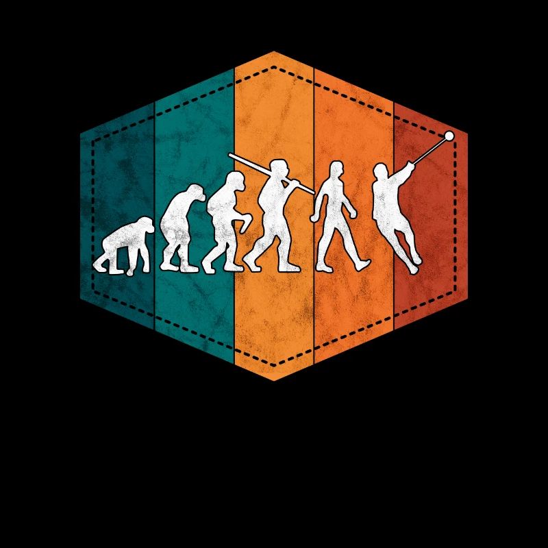 Hammerwerfen Evolution Hammerwerfer retro