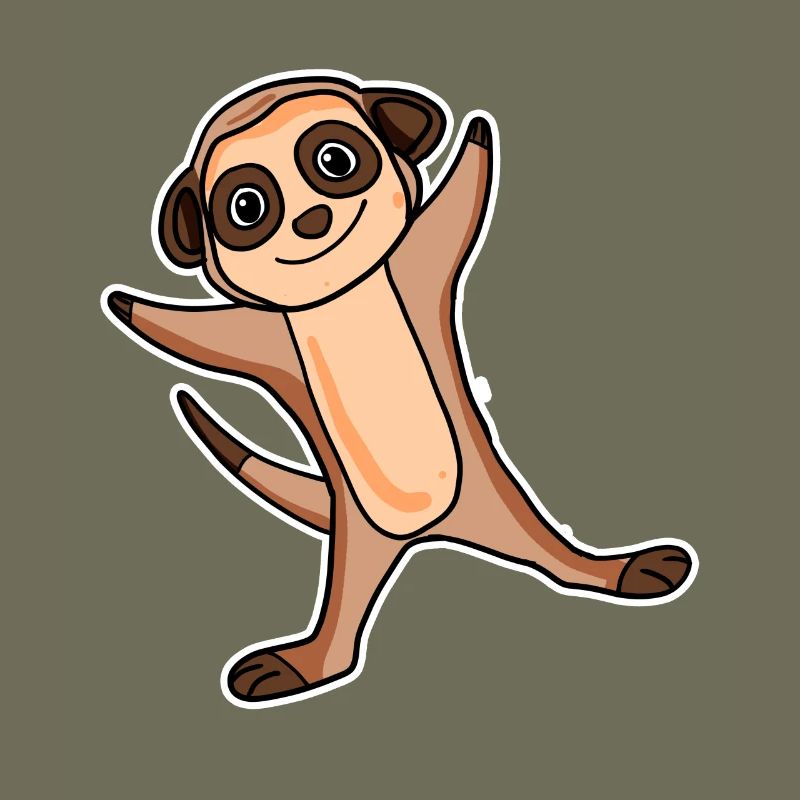 Sticker suricate