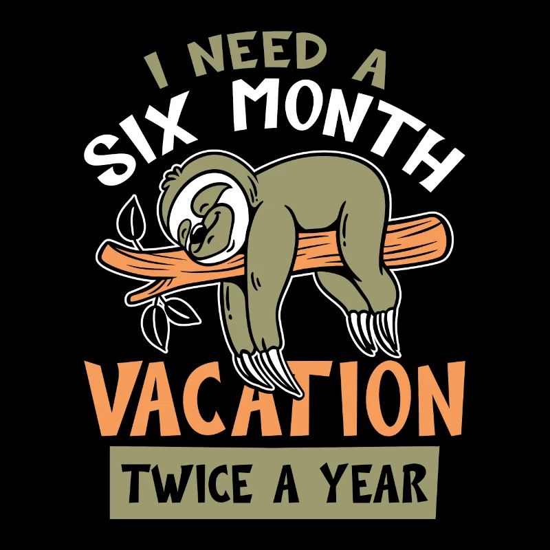 Funny Sloth Holiday Saying