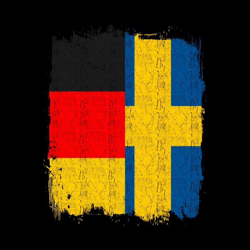 German Swedish Flag