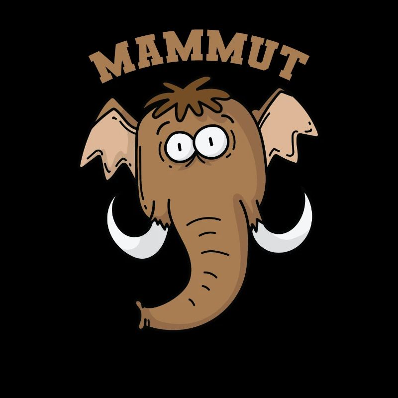 Mammoth with short trunk