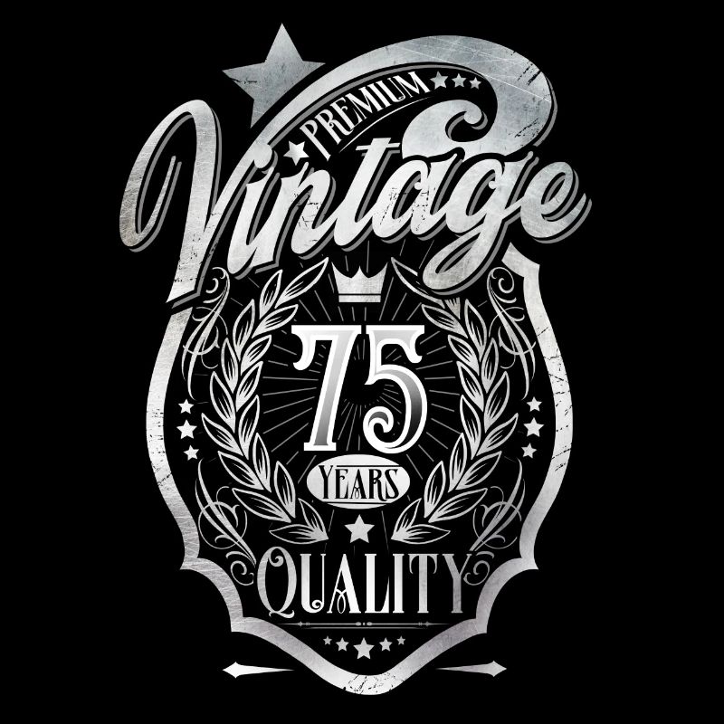 75e anniversaire Vintage