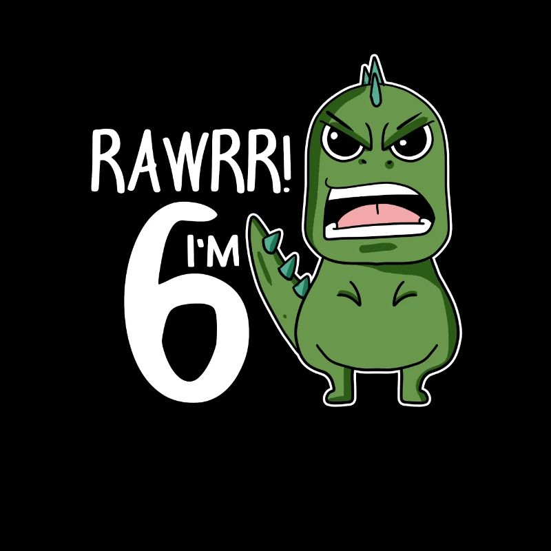 6. Geburtstag - 6 Jahre alt - Ich bin 6