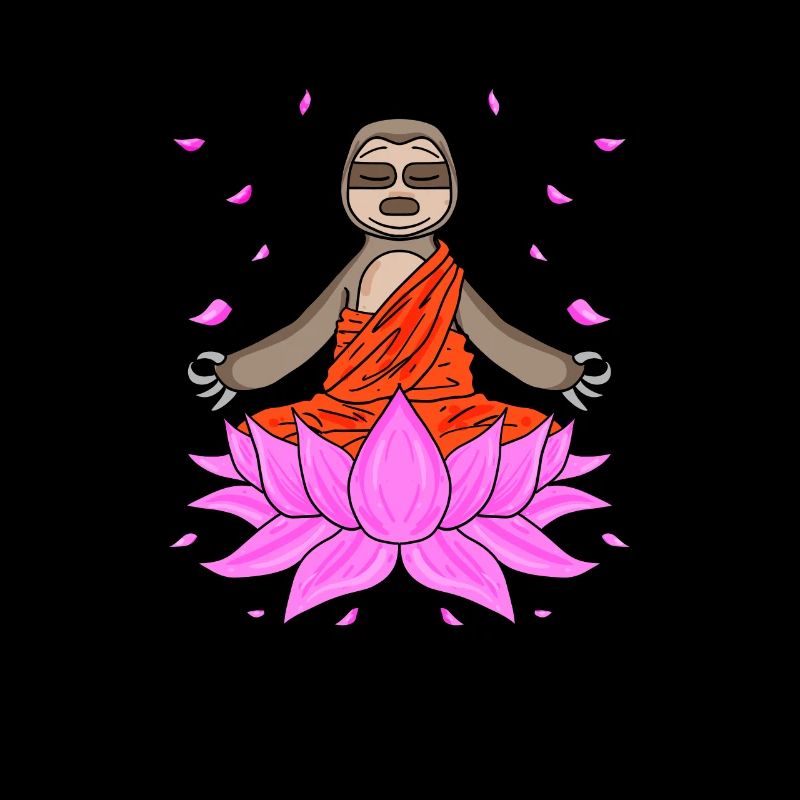 Yoga Namaste Sloth
