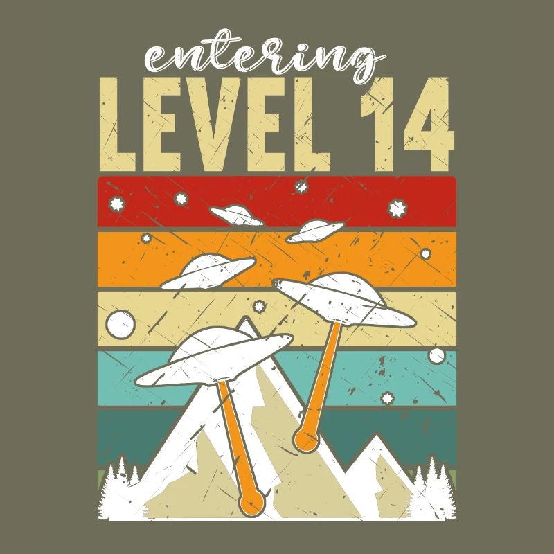 Level 14 Gaming Controller 14. Geburtstag