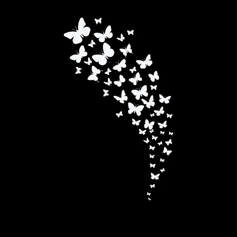 beau essaim papillon