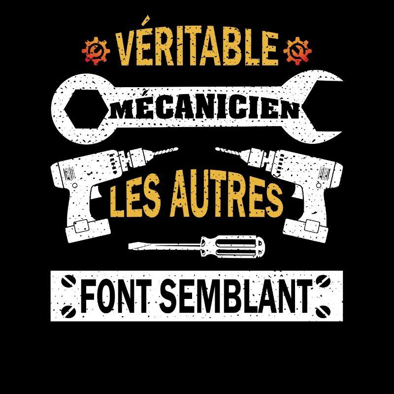 Véritable Mécanicien Les Autres Font semblent