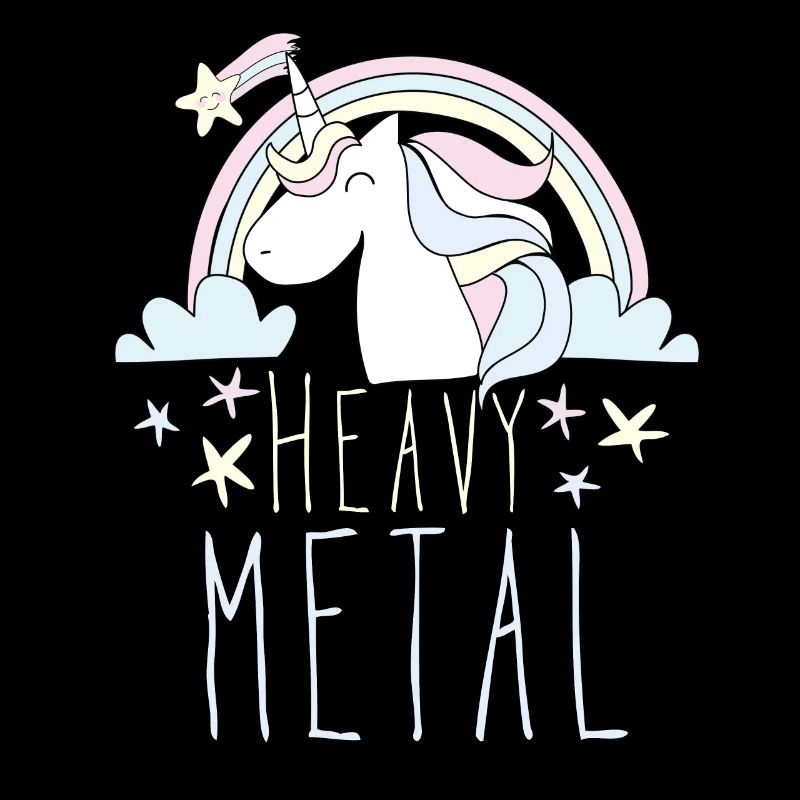 Heavy Metal Einhorn