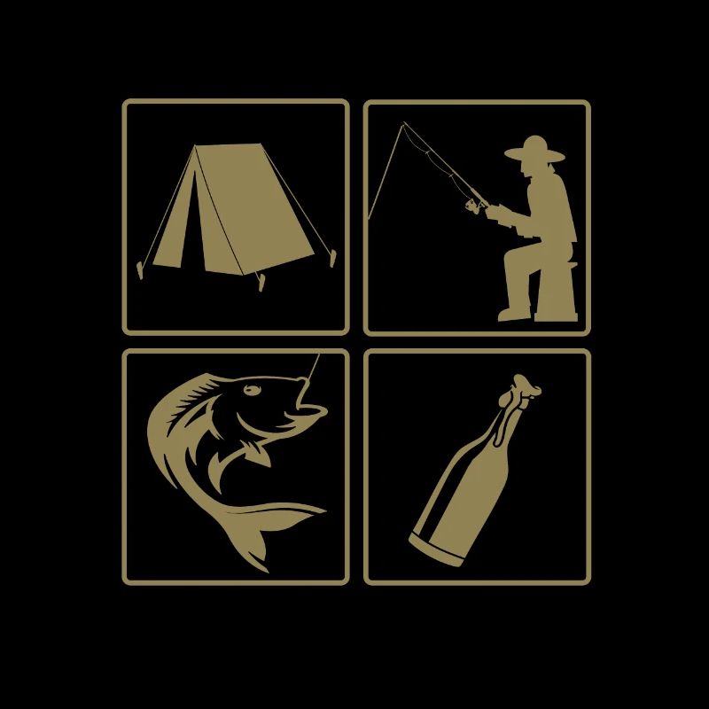 Pêche Bière Camping Camping Cadeaux