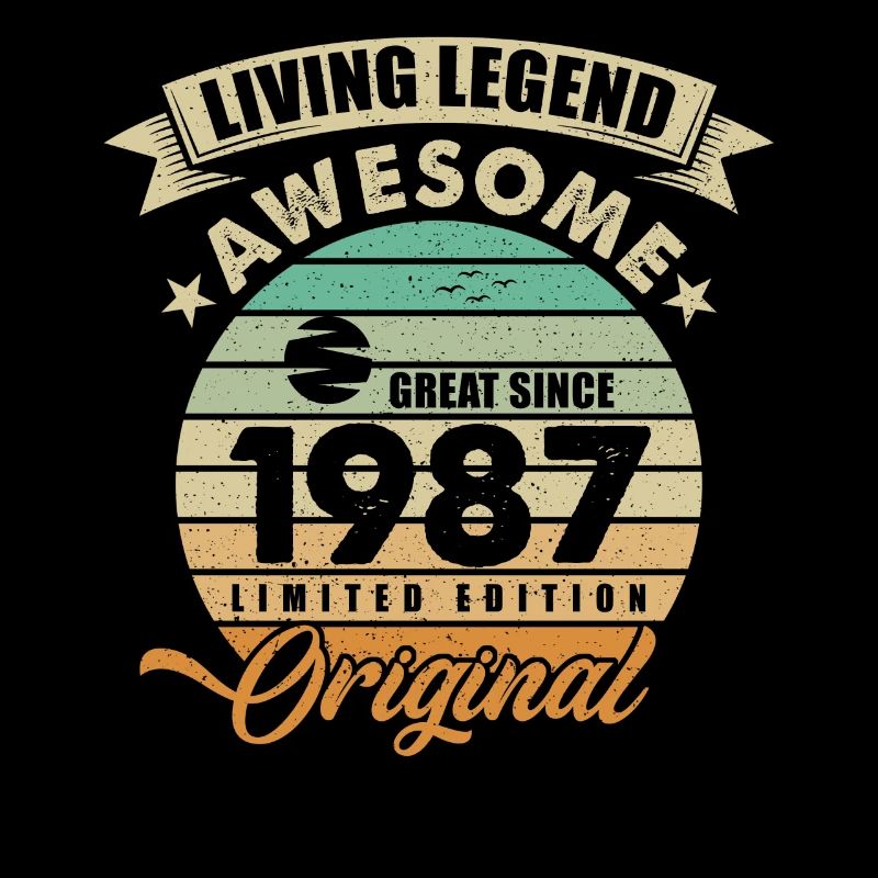 1987 Birthday Retro Orginal