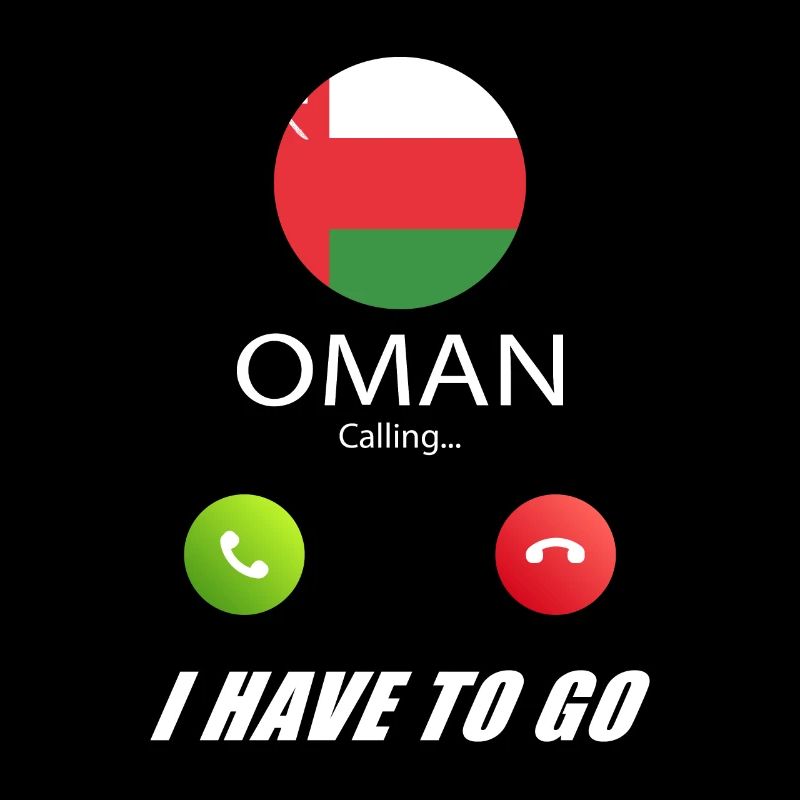 Oman ruft an Lusiger Flaggen Spruch