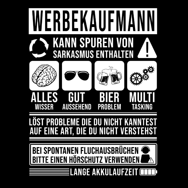 Werbekaufmann Spruch lustig