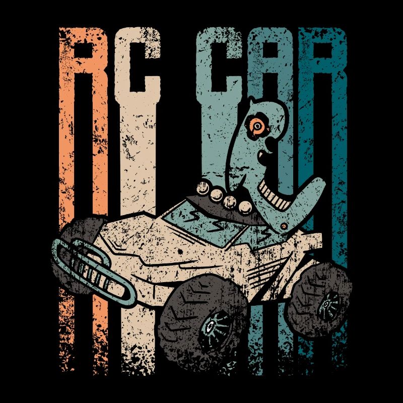 Retro Vintage Rc car racer