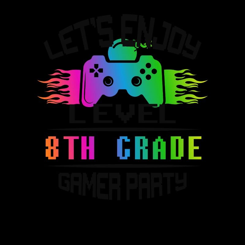 Level 8TH GRADE keep calm and game on