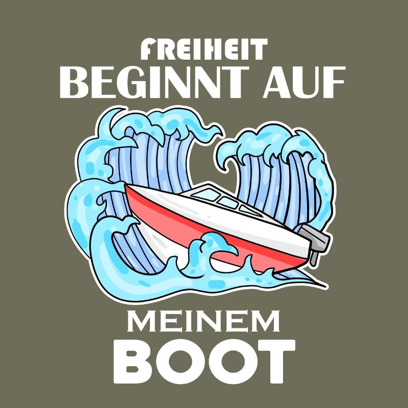 Motorboot Kapitän Boot Geschenk