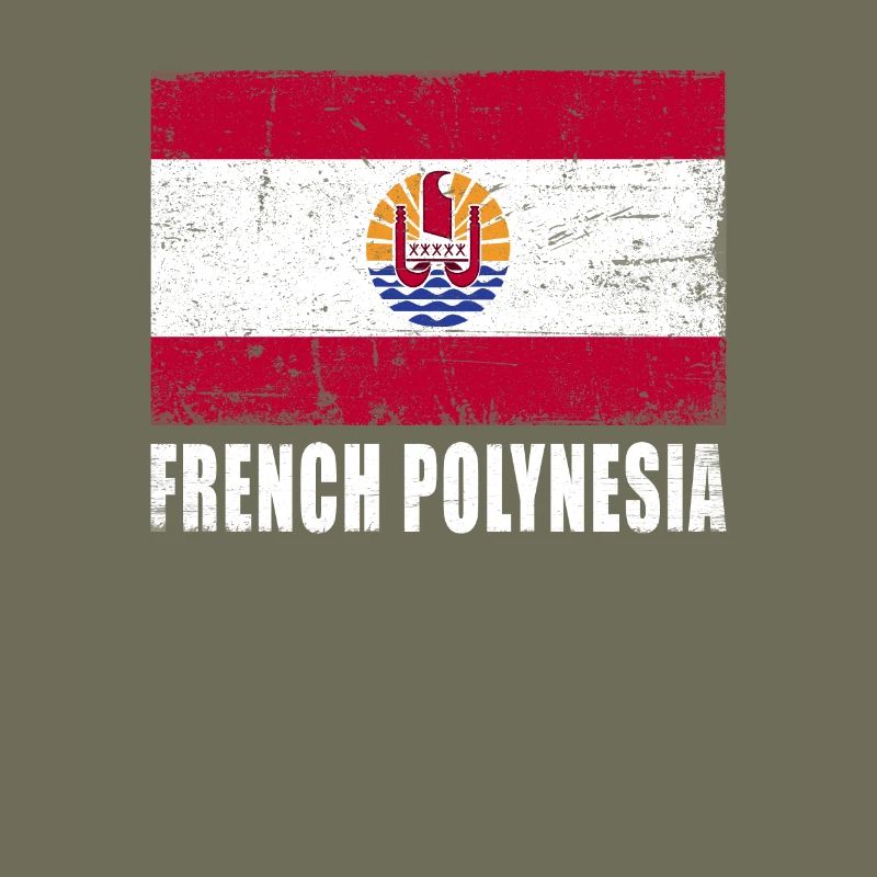drapeau de la Polynésie Français
