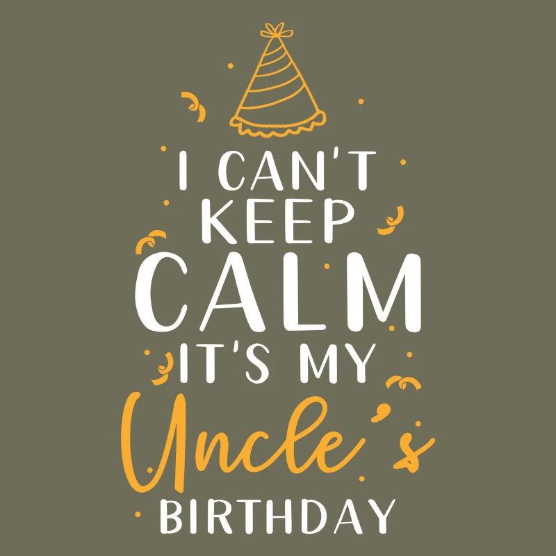 Uncle's birthday I can't calm down