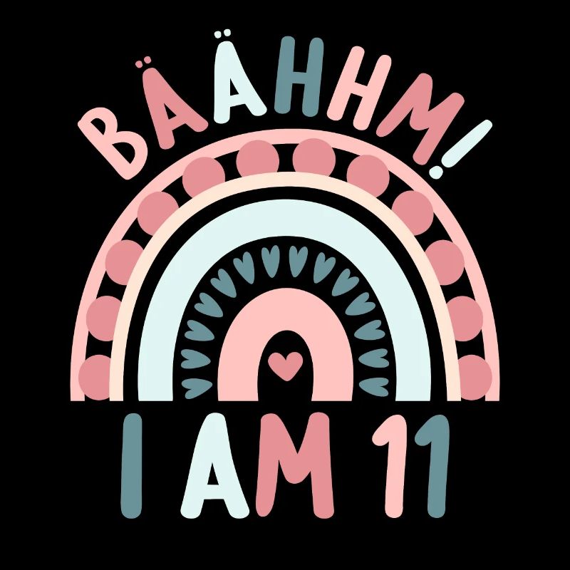 11 years old Rainbow Rainbow 11th birthday
