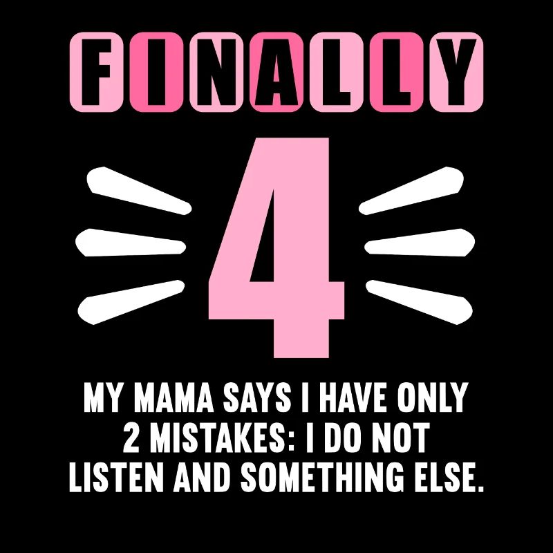 Finally 4 mom says have only 2 mistakes 4th birthday