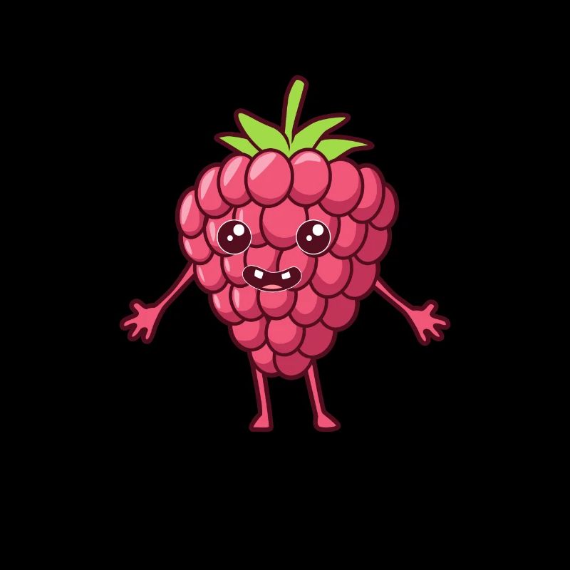 Kawaii Comic Raspberry