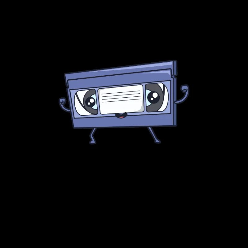 Never forget - Retro Kawaii VHS Cassette