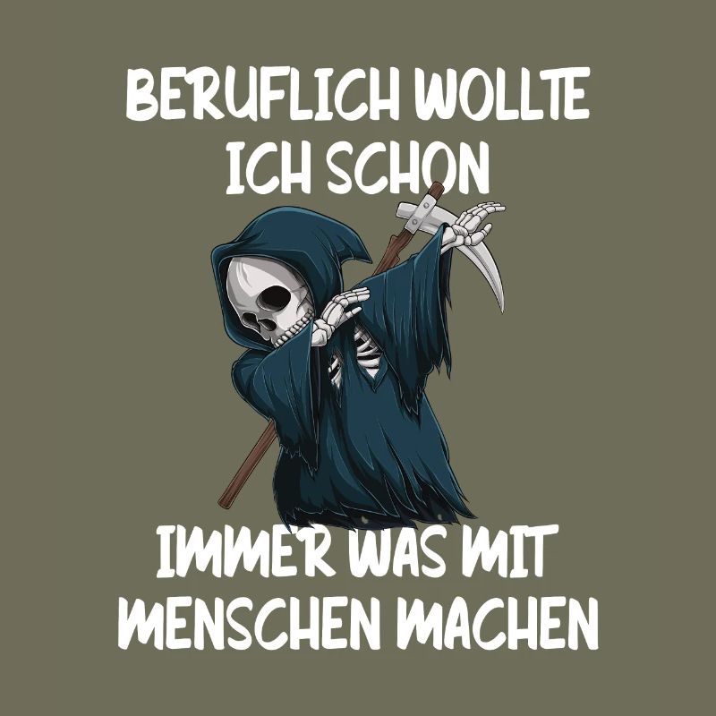 Sensenmann Berufswunsch Mit Menschen