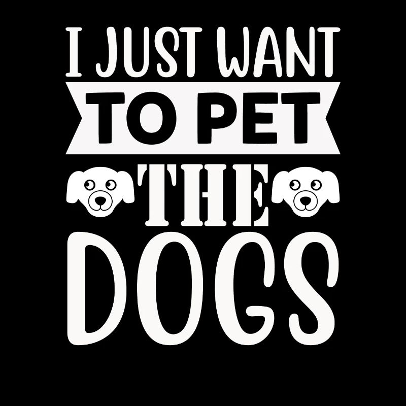 Je veux juste caresser les chiens