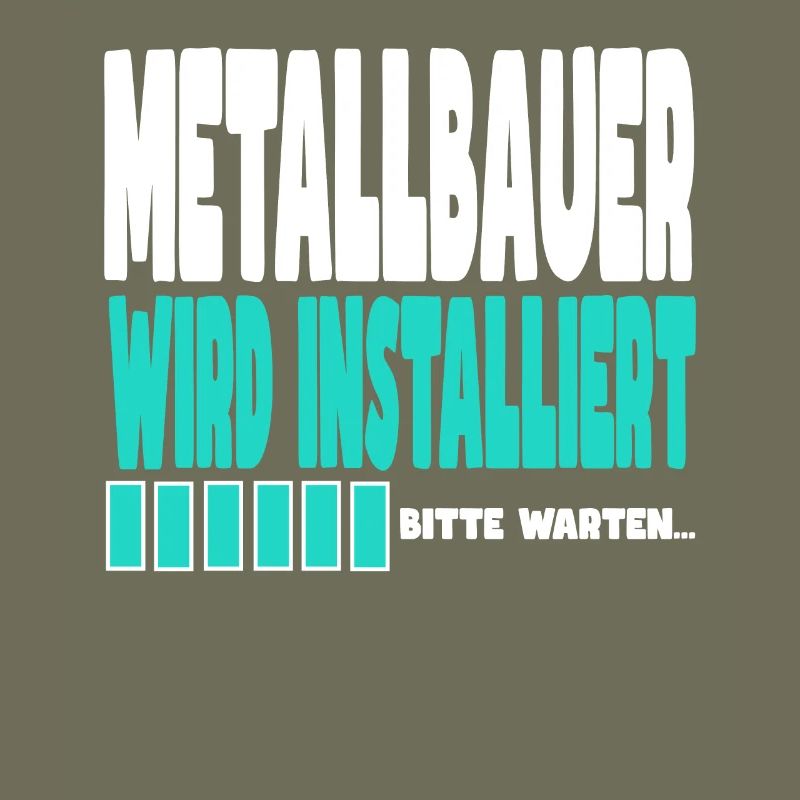 Metallbauer wird installiert